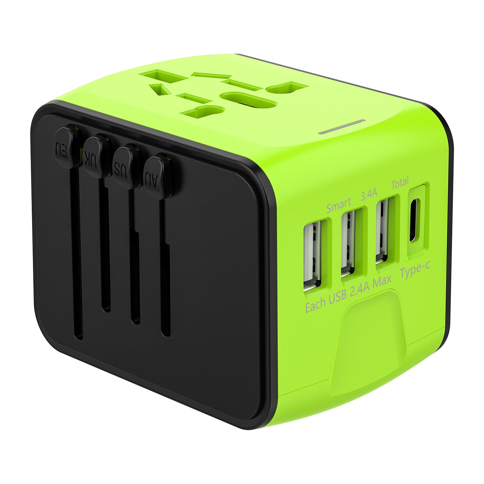 Universal Travel Adapter with USB Type-C Ports