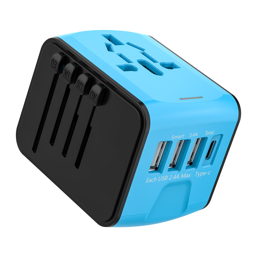 Universal Travel Adapter with USB Type-C Ports