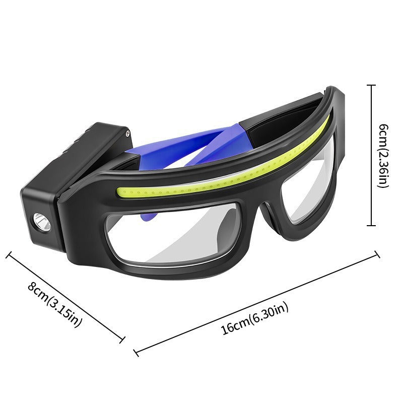 LED Headlamp Glasses with Motion Sensor